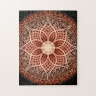 Quebra-cabeça Mandala de Lotus do Trance