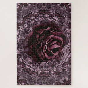 Quebra-cabeça Mandala de Rosa