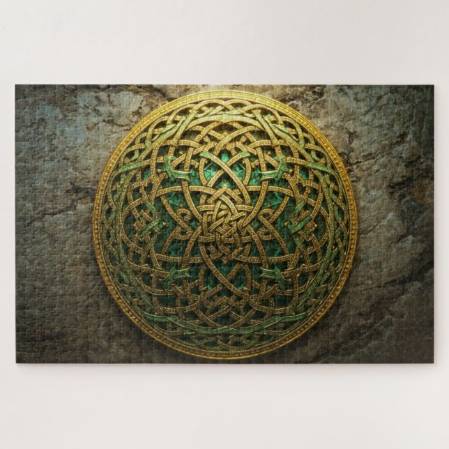 Quebra-cabeça Mandala do Nó Celta (Horizontal)