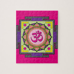 Quebra-cabeça Mandala do OM Shanti OM
