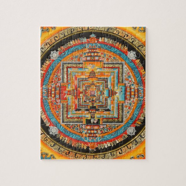 QUEBRA-CABEÇA MANDALA ESOTÉRICO III DE KALACHAKRA (Vertical)