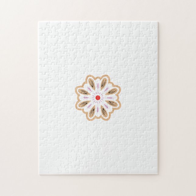 Quebra-cabeça Mandala Flower Art Impressão | Boho Decor (Vertical)