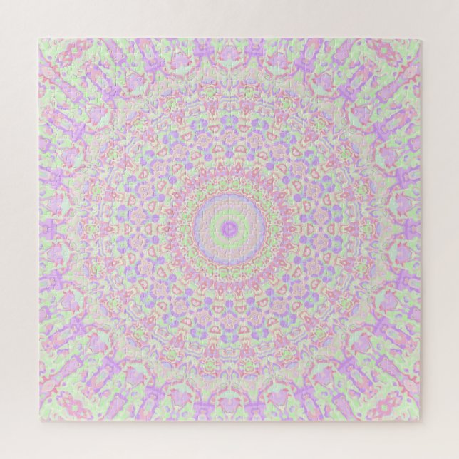Quebra-cabeça Mandala Hippie   (Vertical)