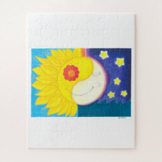 Quebra-cabeça Mandala: Solflor e Luaflor