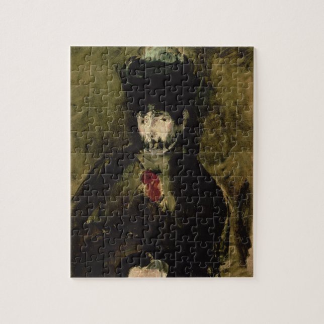 Quebra-cabeça Manet | Berthe Morisot que veste um véu, 1872 (Vertical)