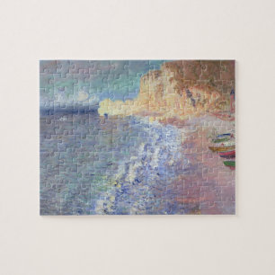 Quebra-cabeça Manhã de Claude Monet   em Etretat
