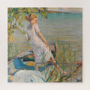 Quebra-cabeça Manhã de Verão no lago Starnberg Edward Cucuel