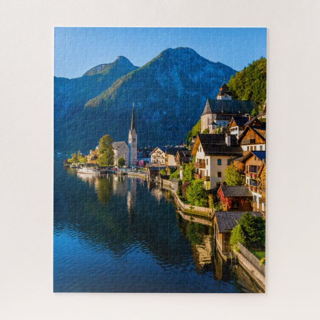Quebra-cabeça Manhã em Hallstatt (Vertical)