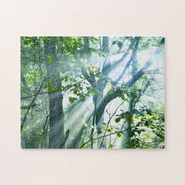 Quebra-cabeça Manhã na floresta (Horizontal)