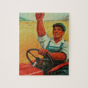 Quebra-cabeça Manifesto original chinês de propaganda poster