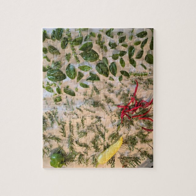 Quebra-cabeça Manjericão e Peppers (Vertical)