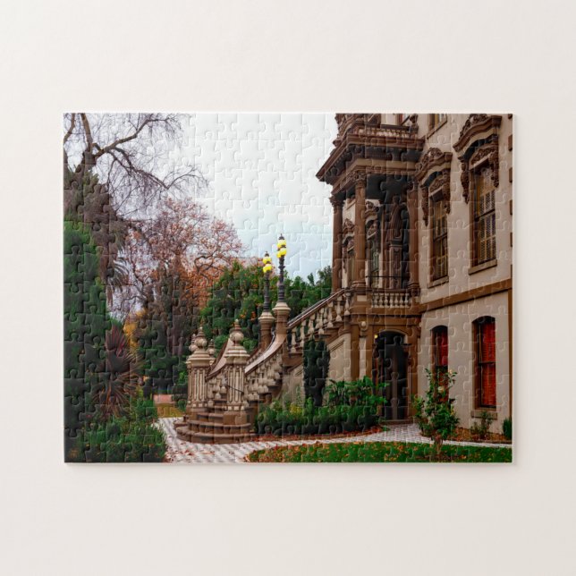 Quebra-cabeça Mansão Leland Stanford Califórnia. (Horizontal)
