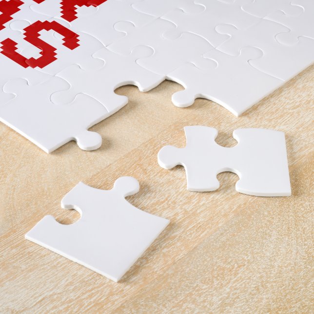 Quebra-cabeça Mantenha-se quente e o Knit para o Natal (Lateral)