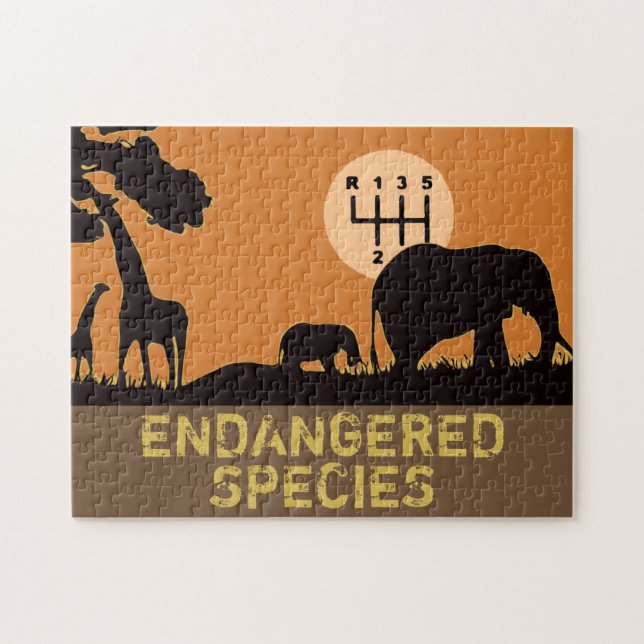 Quebra-cabeça MANUAL - Ameaçado (Horizontal)