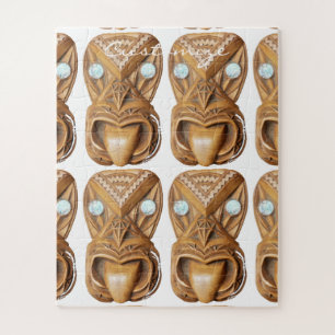 Quebra-cabeça Maori Tiki Face Thunder_Cove