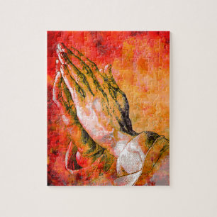 QUEBRA-CABEÇA MÃOS PRAYING