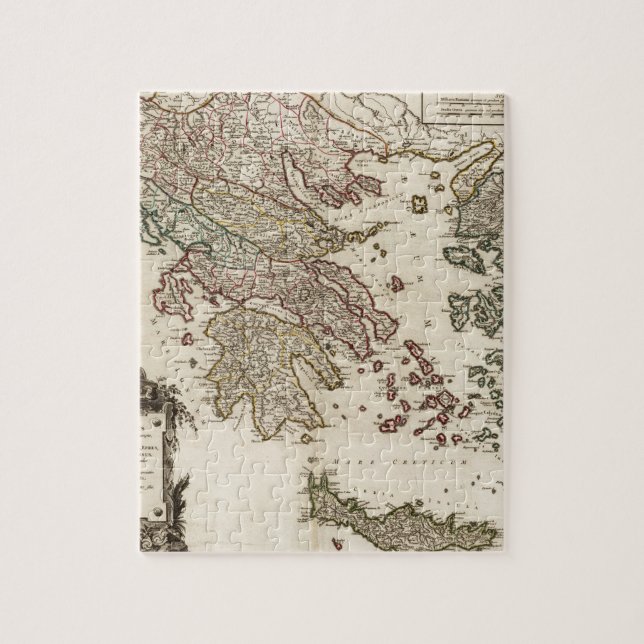 Quebra-cabeça Mapa 1752 da piscina antiga (Vertical)