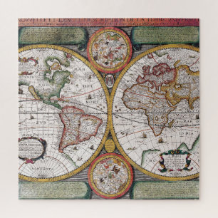 Quebra-cabeça Mapa antigo antigo inspirado (12)