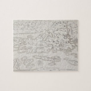 Quebra-cabeça Mapa antigo de Croatia