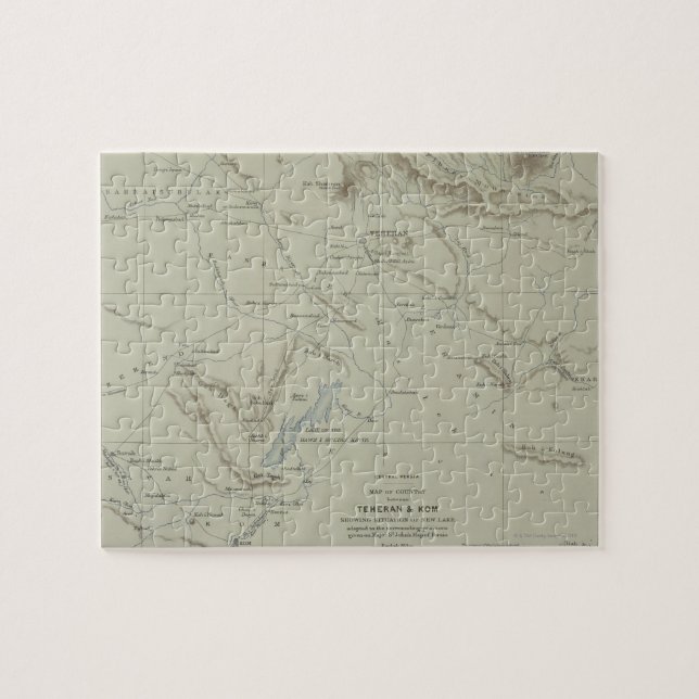 Quebra-cabeça Mapa antigo do Irã (Horizontal)