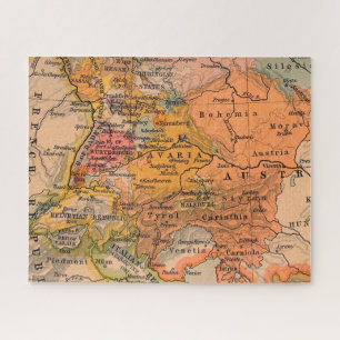 Quebra-cabeça Mapa clássico da velha Europa