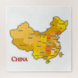 Quebra-cabeça Mapa da China  