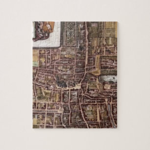 Quebra-cabeça Mapa da cidade da réplica de Haia 1649
