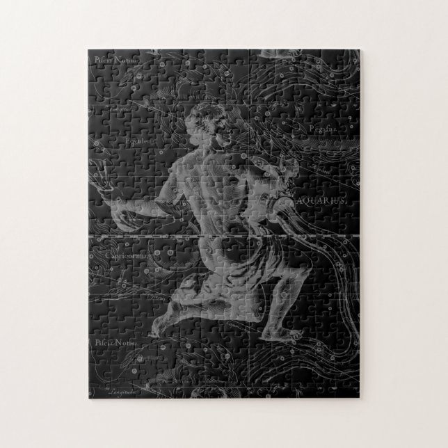 Quebra-cabeça Mapa da constelação do sinal do Aquário por (Vertical)