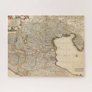 Quebra-cabeça Mapa da Região de Veneza, Itália