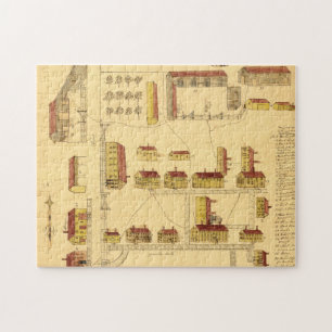 QUEBRA-CABEÇA MAPA DA VILA DO ABANADOR, 1849