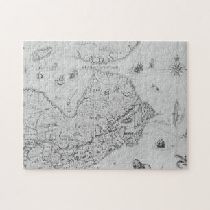 Quebra-cabeça Mapa de France ou de Canadá novo