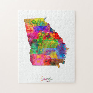 Quebra-cabeça Mapa de Geórgia