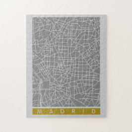 Quebra-cabeça Mapa de Madrid