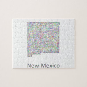 Quebra-cabeça Mapa de New mexico