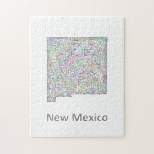 Quebra-cabeça Mapa de New mexico