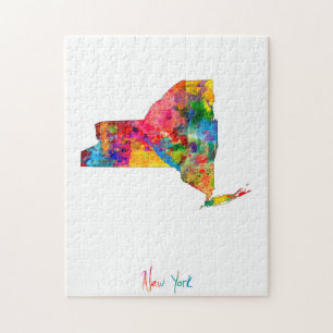 Quebra-cabeça Mapa de New York