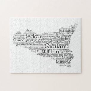 Quebra-cabeça Mapa de Palavras da Sicília