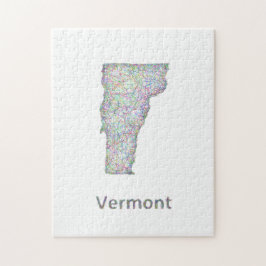 Quebra-cabeça Mapa de Vermont