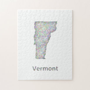 Quebra-cabeça Mapa de Vermont