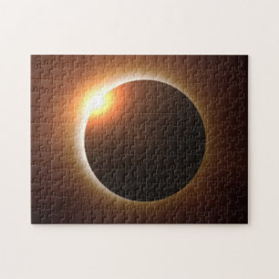 Quebra-cabeça Mapa do Caminho do Eclipse Solar Total 2017