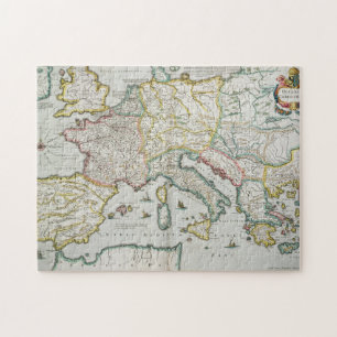 Quebra-cabeça Mapa do império de Charlemagne