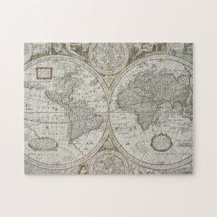 Quebra-cabeça Mapa do mundo   1676
