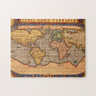 Quebra-cabeça Mapa do mundo desde 1601
