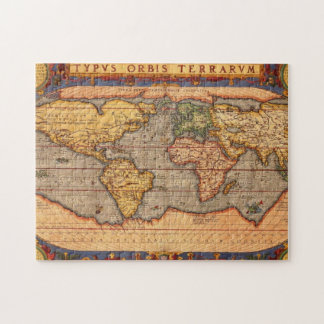 Quebra-cabeça Mapa do mundo desde 1601