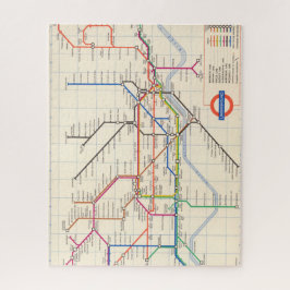 Quebra-cabeça Mapa do Subsolo de Londres