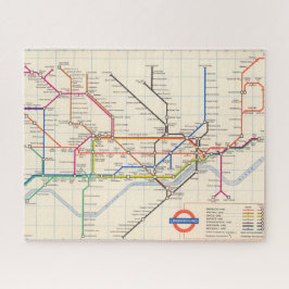 Quebra-cabeça Mapa do Subsolo de Londres