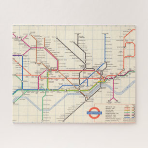 Quebra-cabeça Mapa do Subsolo de Londres