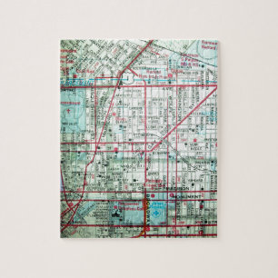 Quebra-cabeça Mapa do vintage de BALTIMORE