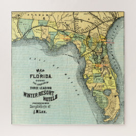 Quebra-cabeça Mapa do Vintage Florida Resort
