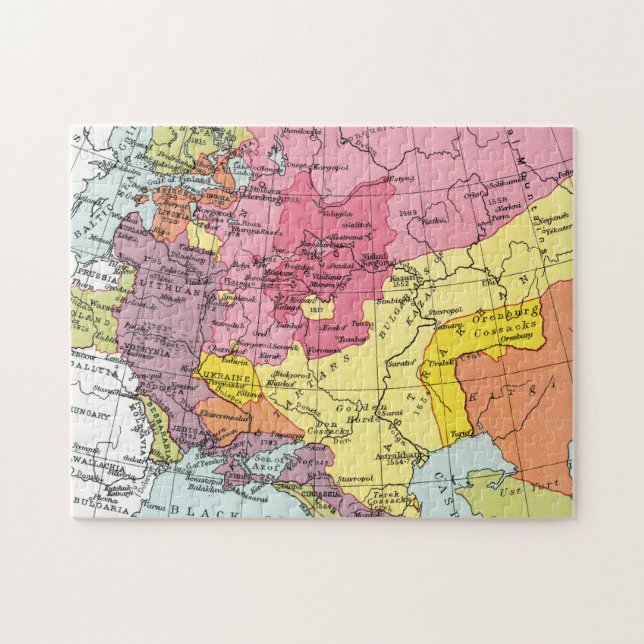 QUEBRA-CABEÇA MAPA: EXPANSÃO DE RÚSSIA (Horizontal)